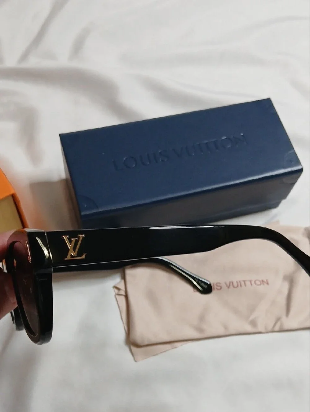 Louis Vuitton Black Frame Black Lens Cat-Eye Sunglasses